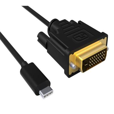 ACT USB Type C to DVI male conversion cable 4K/30Hz 2m Black