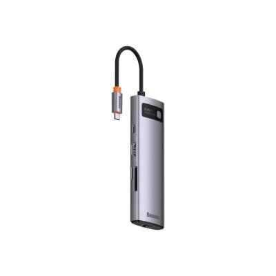 Baseus StarJoy 8in1 USB-C Docking Station Grey