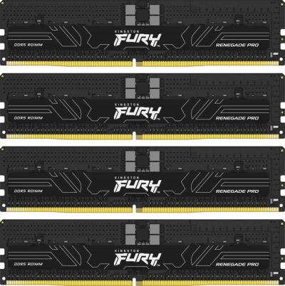 Kingston 128GB DDR5 6000MHz Kit(4x32GB) Fury Renegade Pro Black