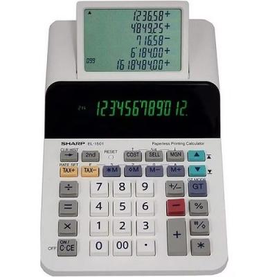 Sharp EL1501 Segédkijelzős Asztali számológép White