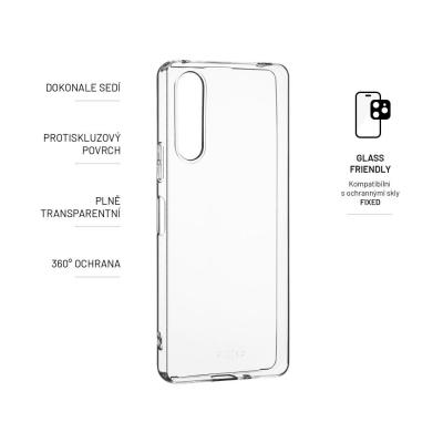 FIXED TPU Gel Case for Sony Xperia 10 V, clear, Mobiltelefon Kiegészítő