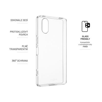 FIXED TPU gél tok Sony Xperia 5 V-hez, átlátszó