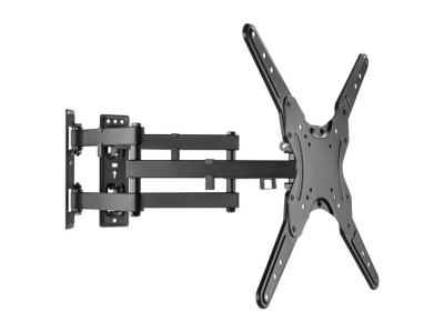 EQuip 23”-55” Full motion Corner TV Wall Mount Bracket Black