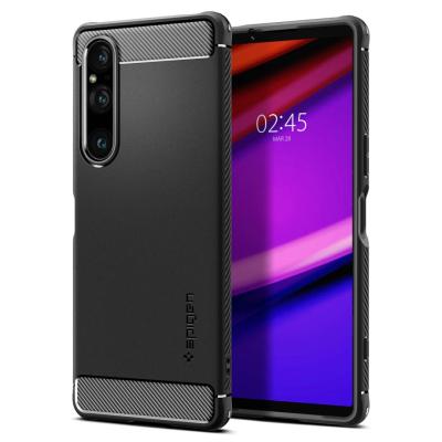 Spigen Sony Xperia 1 V Case Rugged Armor Black