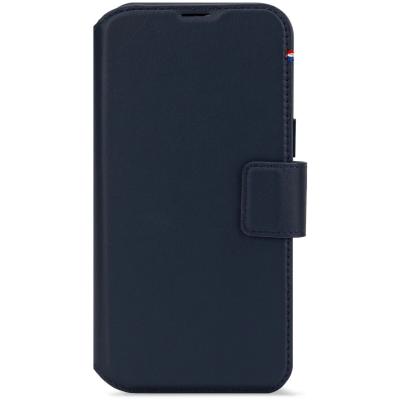 Decoded Leather Detachable Wallet iPhone 16 Pro Navy Blue