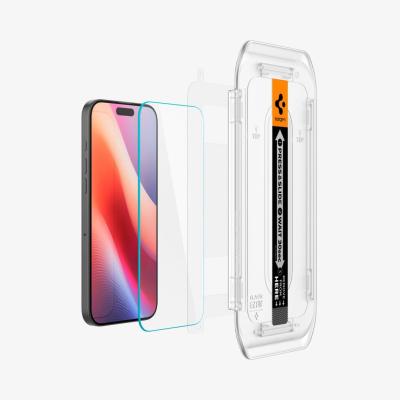 Spigen Glass tR EZ Fit 2 Pack iPhone 16 Pro Max Transparency