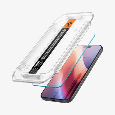 Spigen Glass tR EZ Fit 2 Pack iPhone 16 Pro Transparency