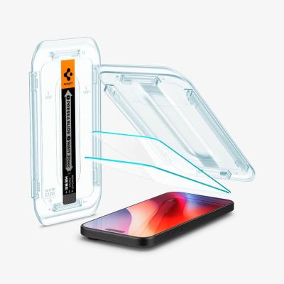 Spigen Glass tR EZ Fit 2 Pack iPhone 16 Pro Transparency