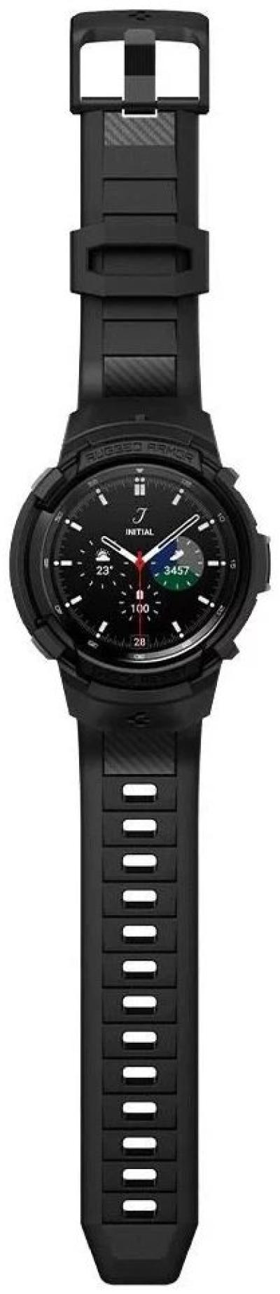 Spigen Rugged Armor Pro Samsung Galaxy Watch 4 Classic Black