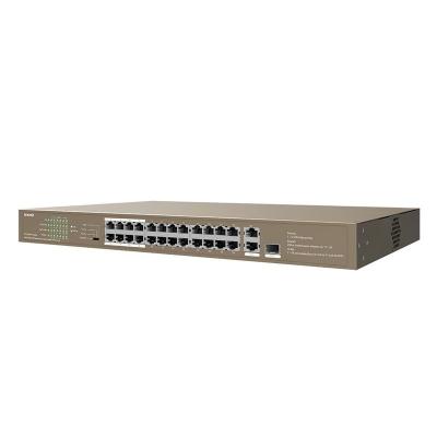 Tenda TEF1126P-24-250W Rackmount Switch With 24-Port PoE