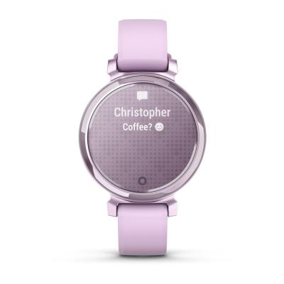 Garmin Lily 2 Metallic Lilac with Lilac Silicone Band