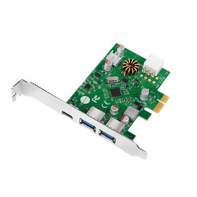 Logilink PCI Express Card USB 3.2 Gen1x1 1x USB-C PD 3.0 & 2x USB 3.0