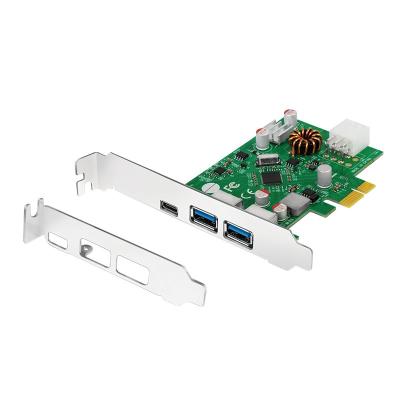 Logilink PCI Express Card USB 3.2 Gen1x1 1x USB-C PD 3.0 & 2x USB 3.0