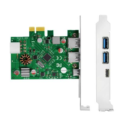 Logilink PCI Express Card USB 3.2 Gen1x1 1x USB-C PD 3.0 & 2x USB 3.0