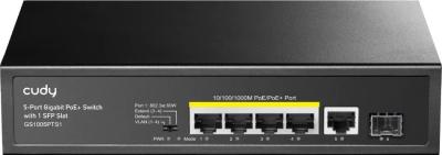 Cudy GS1005PTS1 5-Port PoE Switch Black