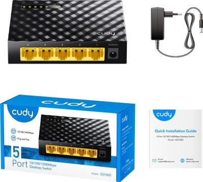 Cudy GS105D 5-Port Switch Black