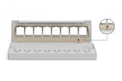 Digitus 8-port Patch Panel 1U Grey