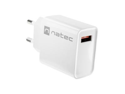 natec Ribera Wall Charger White