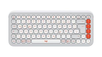 Logitech Pop Icon Wireless Keyboard Dirty White US